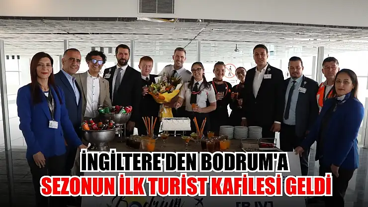 İngiltere'den Bodrum'a sezonun ilk turist kafilesi geldi