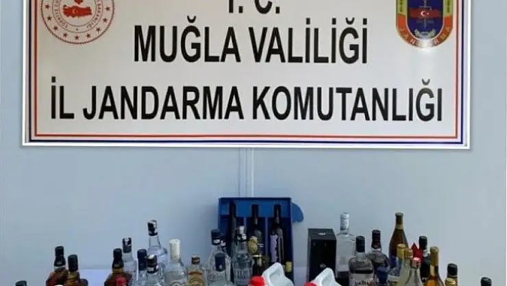 Jandarma'dan sahte içki operasyonu