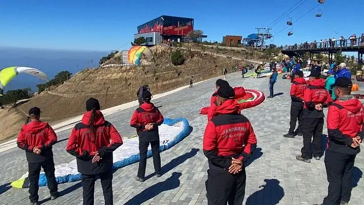 Jandarma hava oyunlarındaki kazalara anında müdahale ediyor