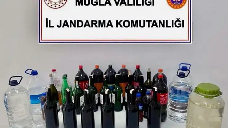 Jandarmadan kaçak alkol operasyonu