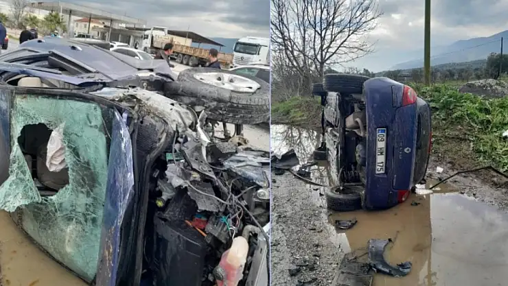 Kafa kafaya çarpıştılar: 4 yaralı