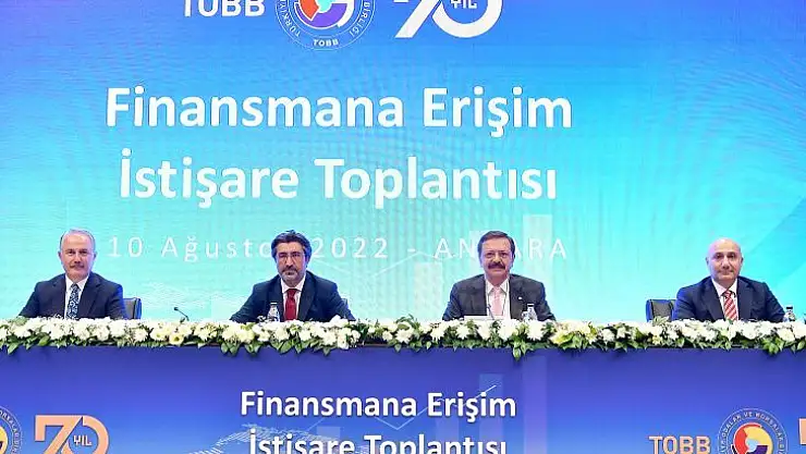 KAMU BANKALARI İLE REEL SEKTÖR TEMSİLCİLERİNİN BİR ARAYA GELDİĞİ TOPLANTIYA BAŞKAN ÇIRALI DA KATILDI
