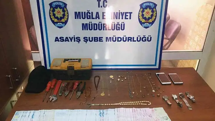 Kapı kilitlerini patlatan sabıkalı hırsız yakalandı