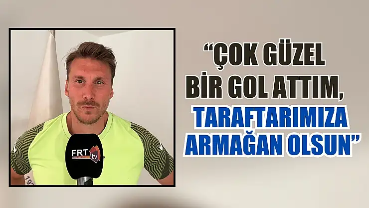 Kaptan Yılmaz, 'Çok güzel bir gol attım, taraftarımıza armağan olsun'