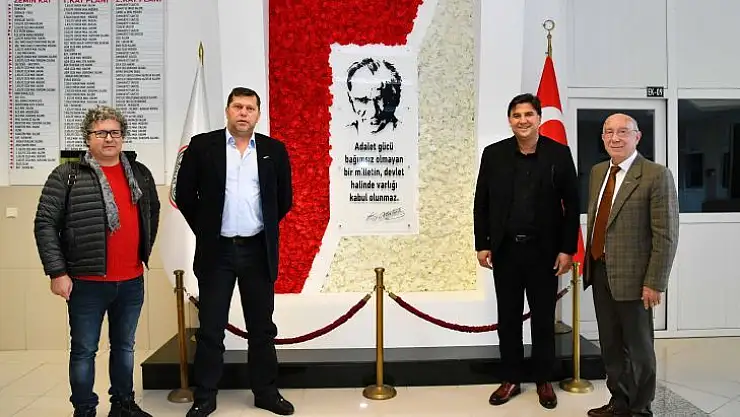 Karaca'dan Fethiye Baro Temsilcisi Yuluk'a hayırlı olsun ziyareti