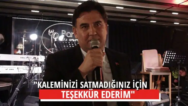 KARACA, 'KALEMİNİZİ SATMADIĞINIZ İÇİN TEŞEKKÜR EDİYORUM'
