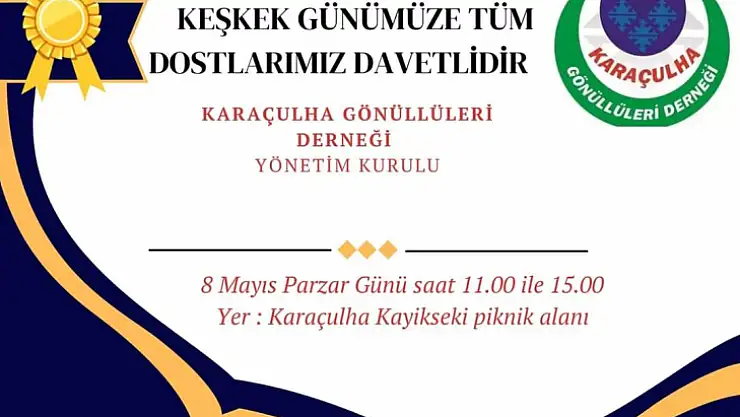 Karaçulha gönüllülerinden keşkek günü