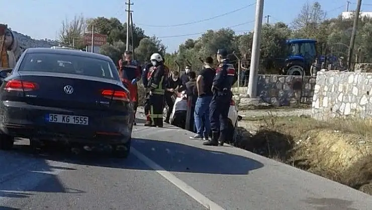 Karşı şeride geçen cip, otomobile çarptı : 6 yaralı