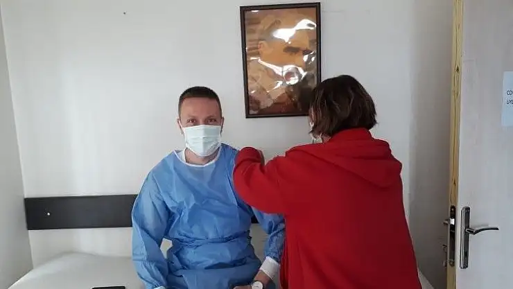 Kaymakam Böke Covid-19 İkinci Doz Aşıyı Oldu