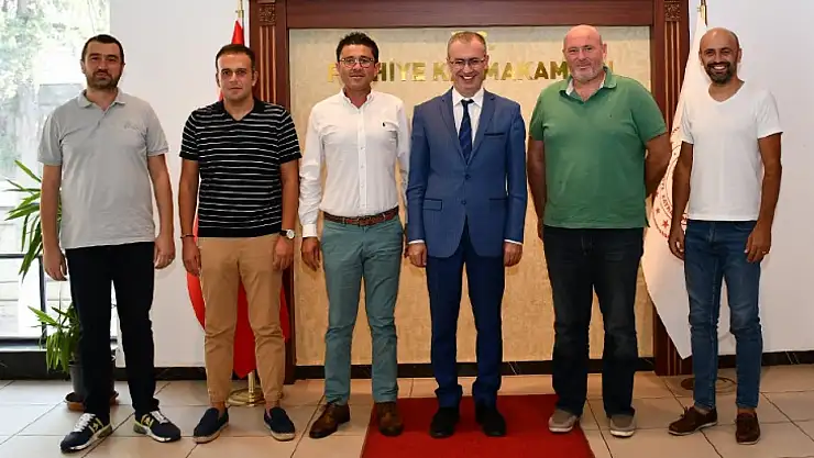 Kaymakam Ertaş'a Hayırlı Olsun Ziyaretinde Bulundular