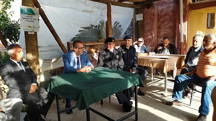 Kaymakam Ertaş, Eldirek Mahallesi'ni ziyaret etti