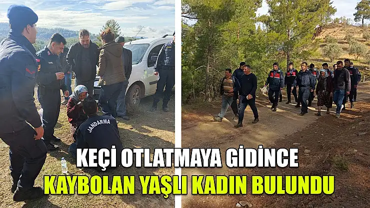 Keçi otlatmaya gidince kaybolan yaşlı kadın bulundu