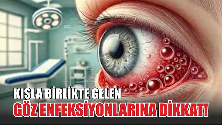 Kışla birlikte gelen göz enfeksiyonlarına dikkat!