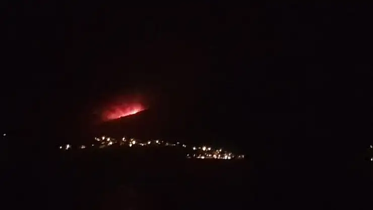 Kıyıkışlacık Gürçamlar bölgesinde orman yangını çıktı