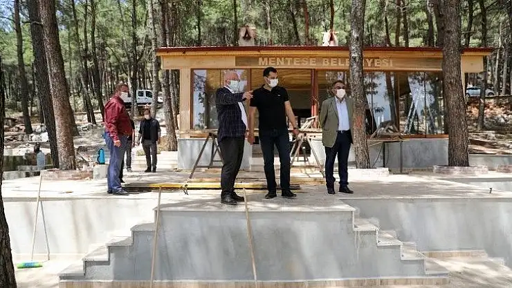Kızıldağ mesire alanında çalışmalar tam gaz 