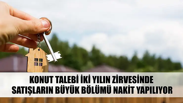 Konut Talebi İki Yılın Zirvesinde: Satışların Büyük Bölümü Nakit Yapılıyor
