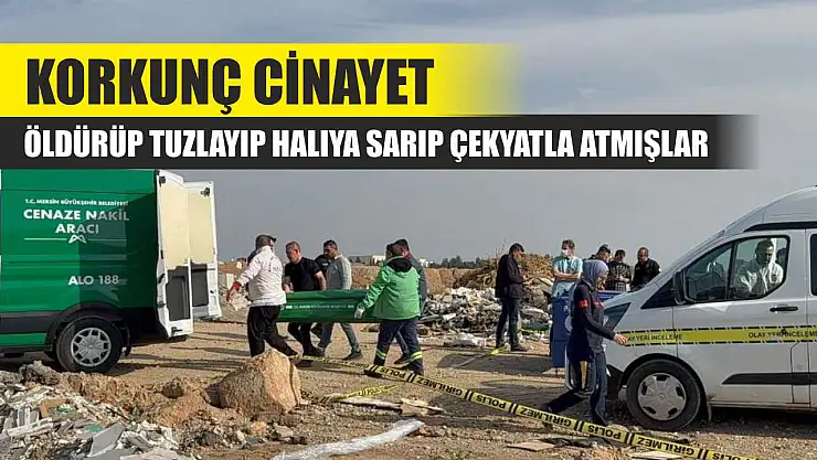 Korkunç cinayet: Öldürüp tuzlayıp halıya sarıp çekyatla atmışlar