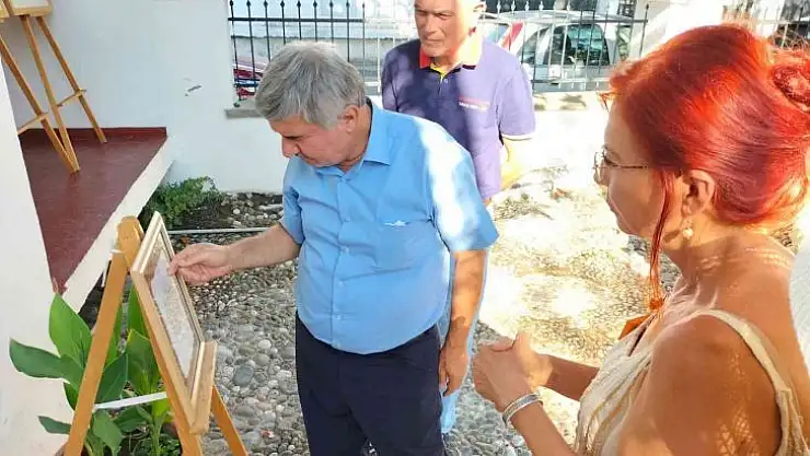Köyceğiz'de 'Güneşle Birlikte' sergisi açıldı