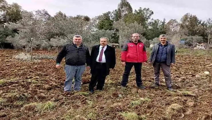 Köyceğiz'de fideler toprakla buluştu
