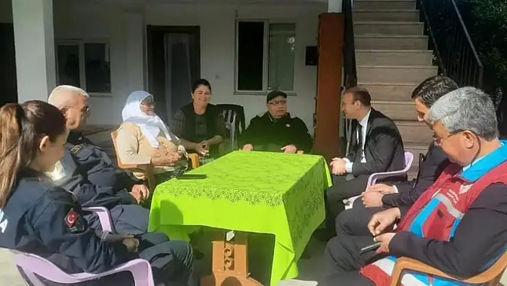 KÖYCEĞİZ'DE ŞEHİT AİLELERİNE VEFA ZİYARETİ