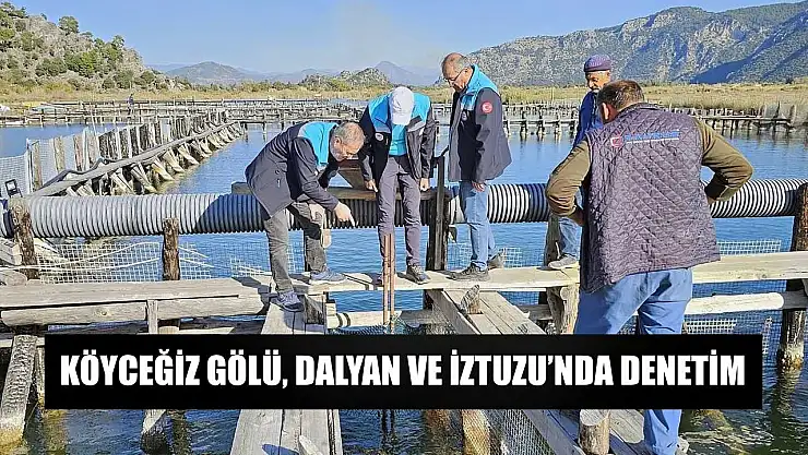 Köyceğiz Gölü, Dalyan ve İztuzu'nda denetim