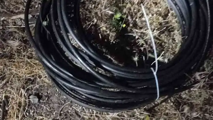 Köyceğiz Polisi kablo hırsızlarını suçüstü yakaladı