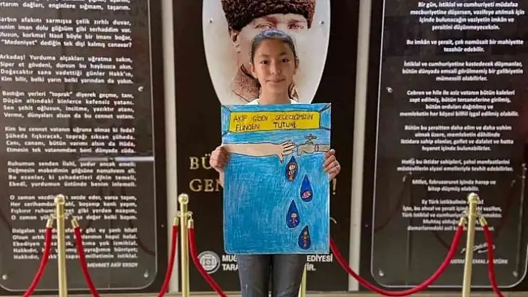 Köyceğizli öğrenci afiş yarışmasında üçüncü oldu