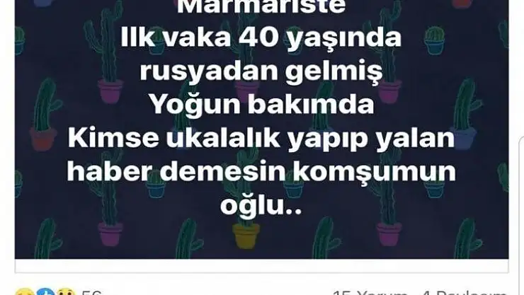 Marmaris'te asılsız paylaşım yapan 11 kişiye işlem yapıldı: Aralarında 2 şarkıcı da var