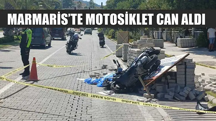 Marmaris'te Motosiklet can aldı