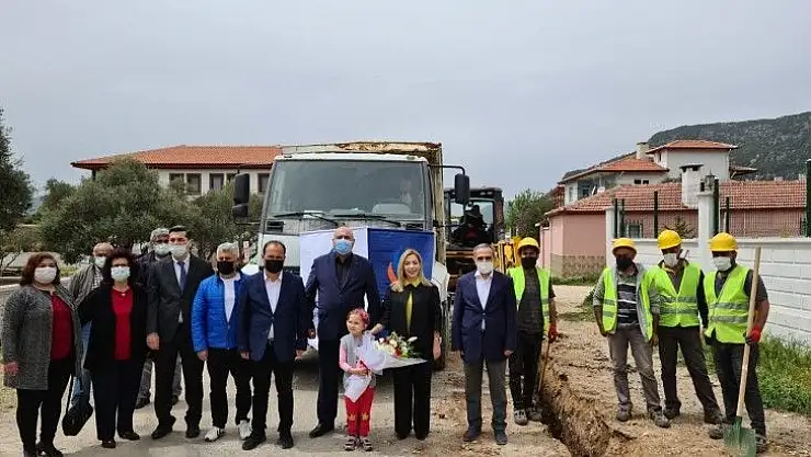 Düğerek ve Ortaköy Mahalleleri doğalgaza kavuşuyor