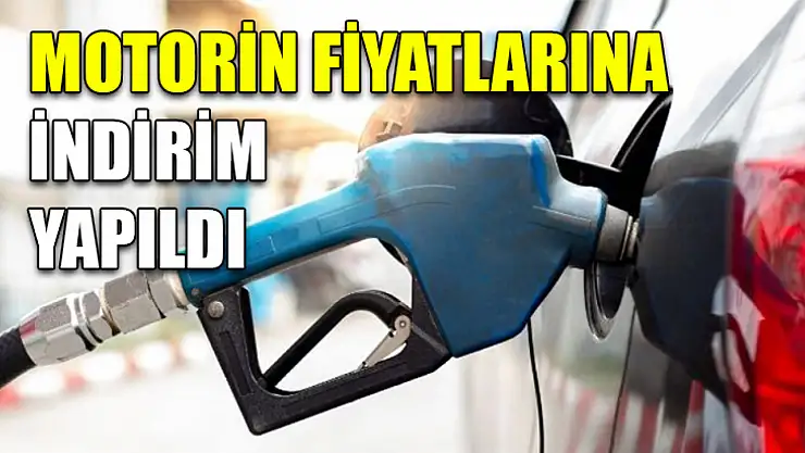 Motorin fiyatlarına indirim yapıldı