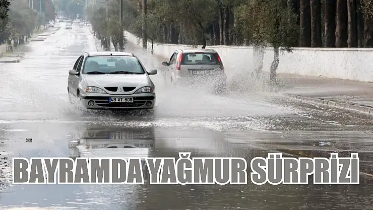 Muğla'da Bayramda Yağmur Sürprizi