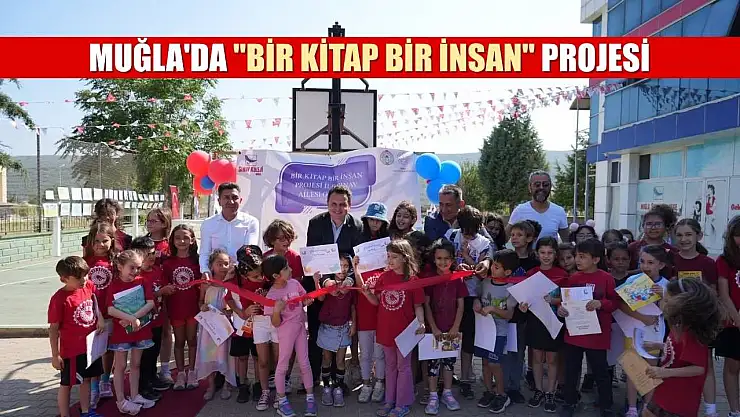 Muğla'da 'Bir Kitap Bir İnsan' projesi