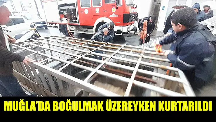 Muğla'da Boğulmak üzereyken kurtarıldı