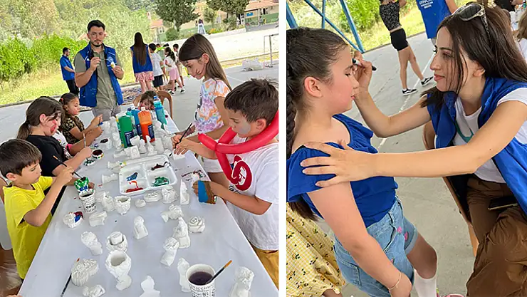 Muğla'da Gönüllü Gençler Minik Kalplere Dokundu