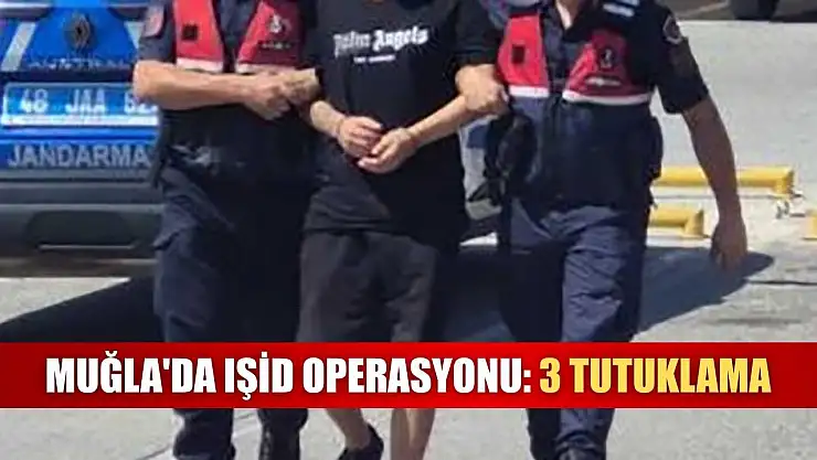 Muğla'da IŞİD operasyonu: 3 tutuklama