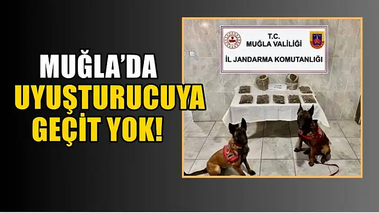 Muğla'da uyuşturucuya geçit yok!