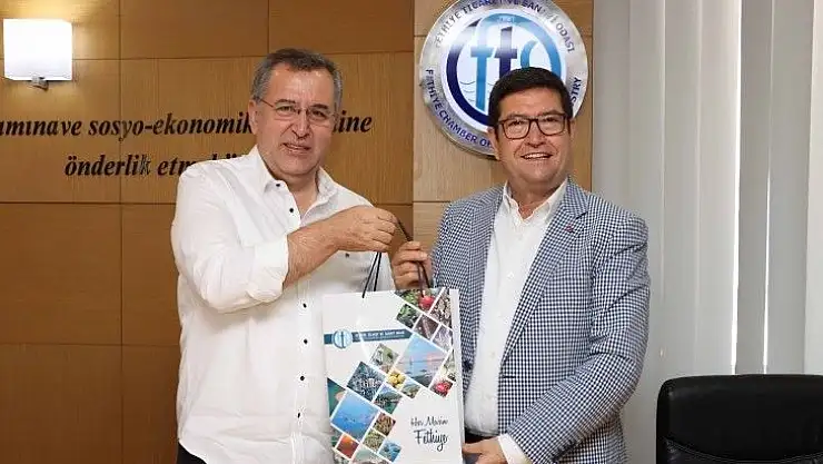 Muğla İl Tarım ve Orman Müdürü Barış Saylak, FTSO'yu ziyaret etti