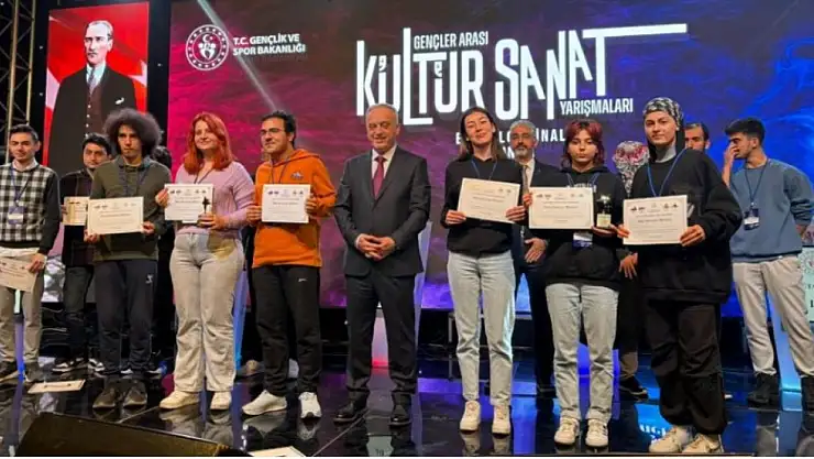 Muğlalı genç yetenekler, Ege Bölge Finali'nde birinci oldu