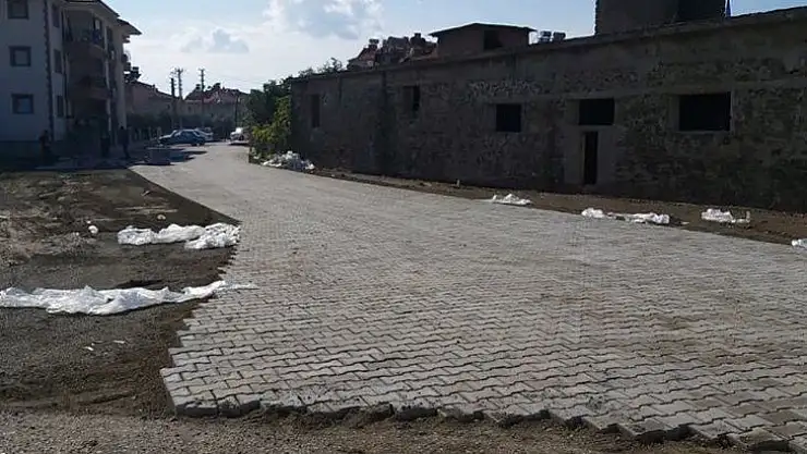 Oartaca'da belediye ekipleri  hızla çalışıyor