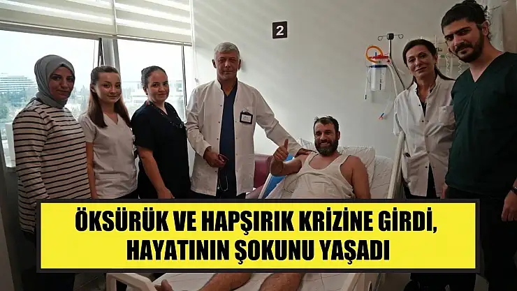 Öksürük ve hapşırık krizine girdi, hayatının şokunu yaşadı
