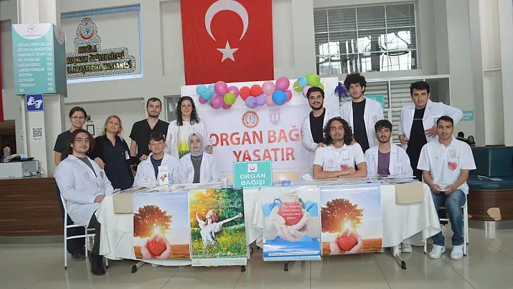 Organ bağışı için stant kuruldu