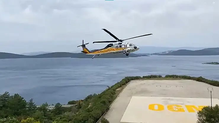 Orman yangınlarında kullanılacak Sikorsky T70 test uçuşlarına başladı