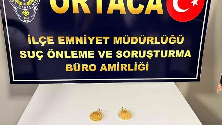 ORTACA'DA ALTIN HIRSIZI YAKALANDI