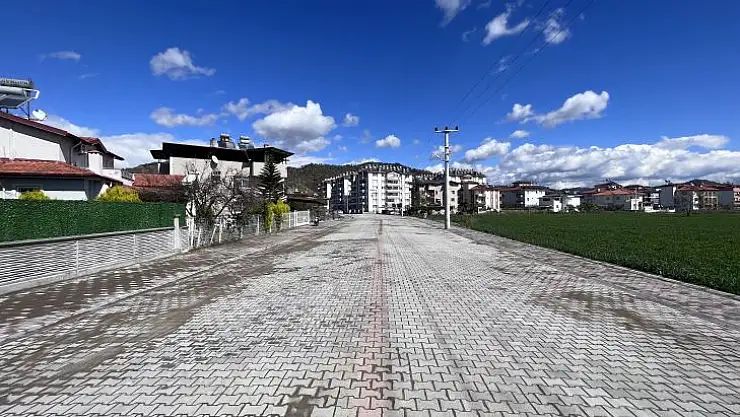 ORTACA'DA OKULLAR BÖLGESİNDE PARKE KAPLAMA TAMAMLANDI
