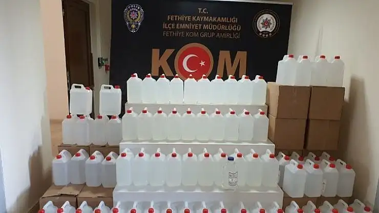 Ortaca'da sahte içki operasyonu