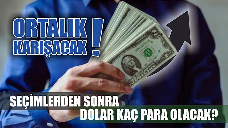 Ortalık karışacak, seçimlerden sonra dolar kaç para olacak?