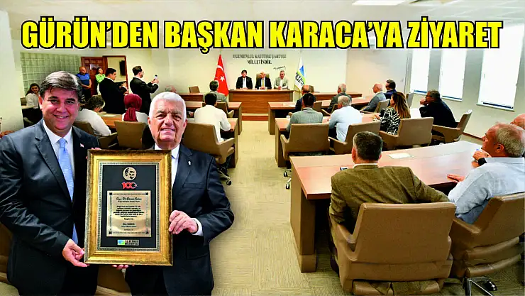 Osman Gürün'den Başkan Karaca'ya Ziyaret