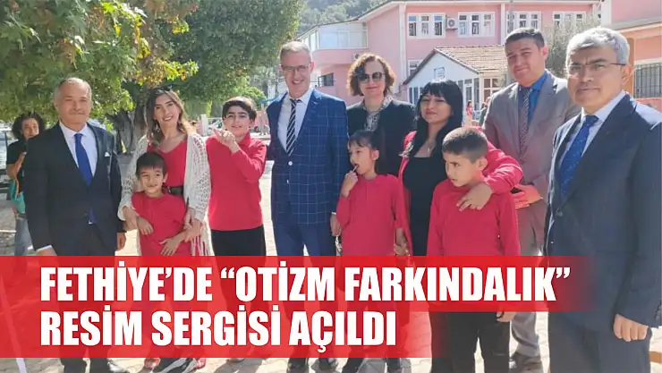 'Otizm Farkındalık' resim sergisi açıldı