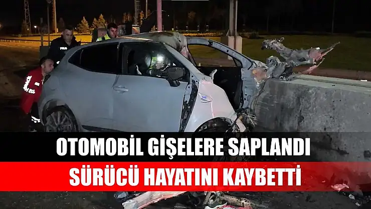 Otomobil gişelere saplandı: Sürücü hayatını kaybetti